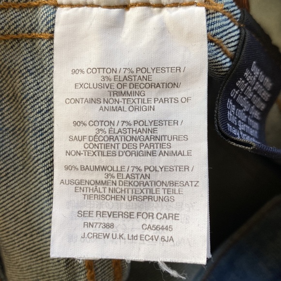 Madewell 10” High-Rise Skinny Button-Fly Jeans - 26 - Picture 9 of 9